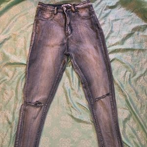 High waisted skinny leg jeans size 11❤️